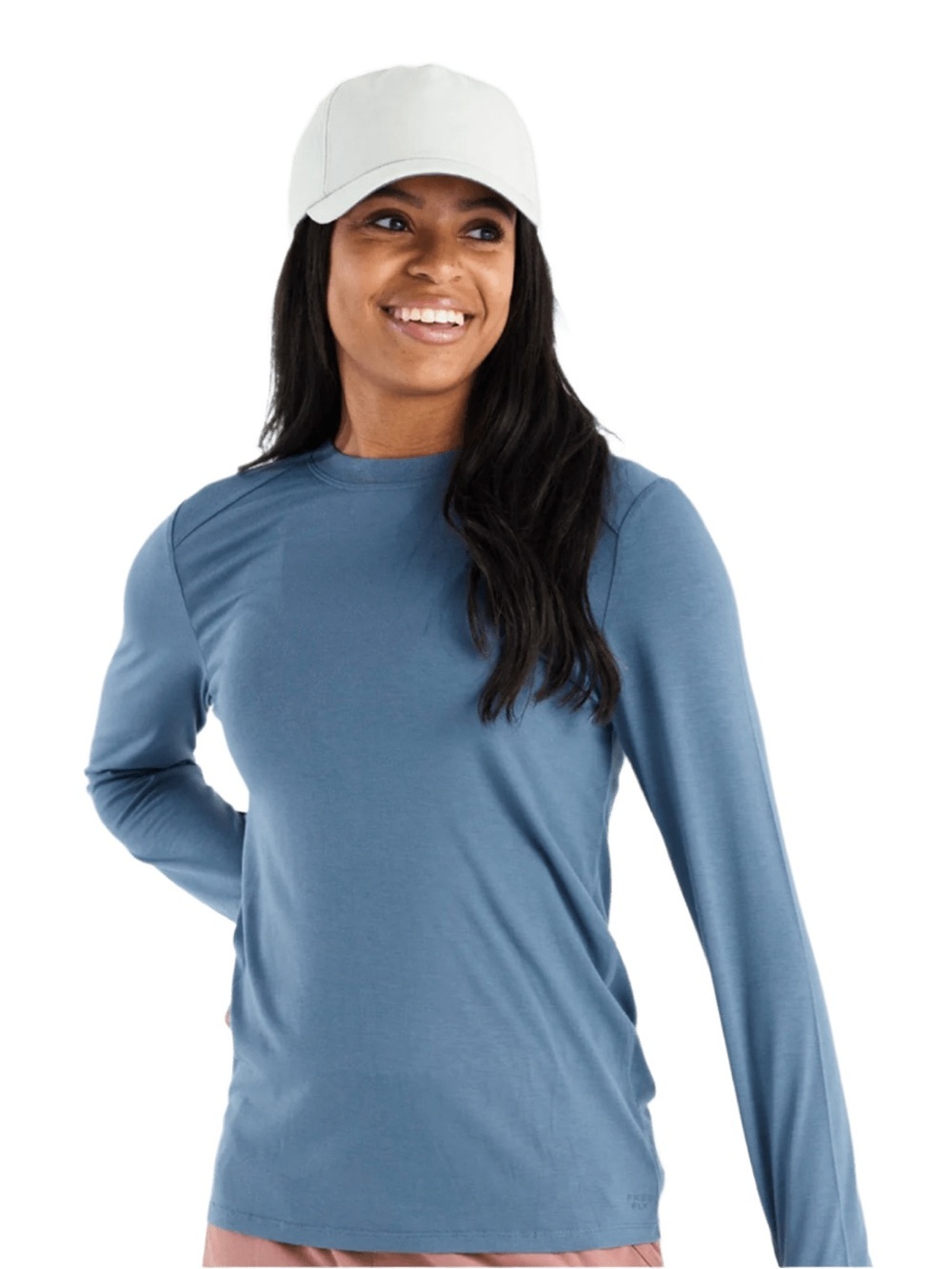 Free Fly Bamboo Shade Long Sleeve II in Slate Blue Gorpcore Size Small